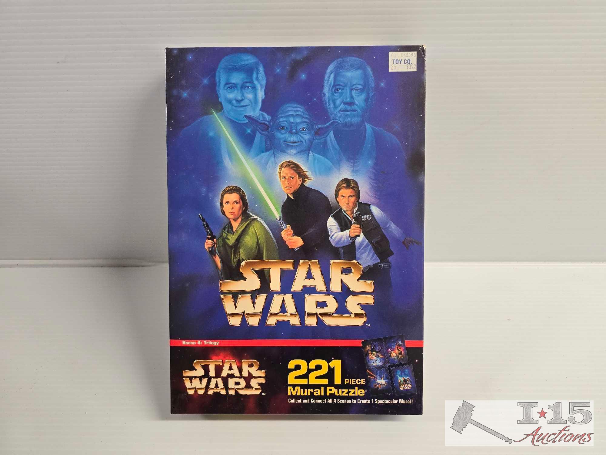 (11) Star Wars Interlocking/Mural Puzzle/Stick N Lift