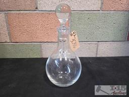Baccarat Crystal Handled Decanter with Stopper
