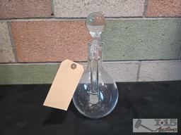 Baccarat Crystal Handled Decanter with Stopper