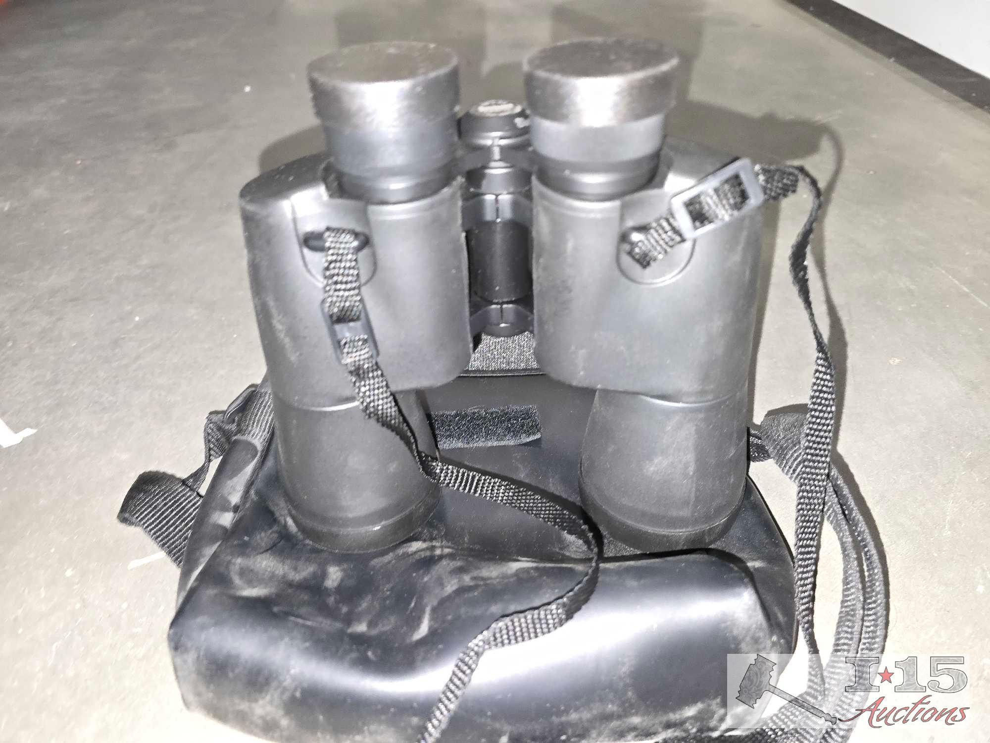 (3) Binoculars with Cases