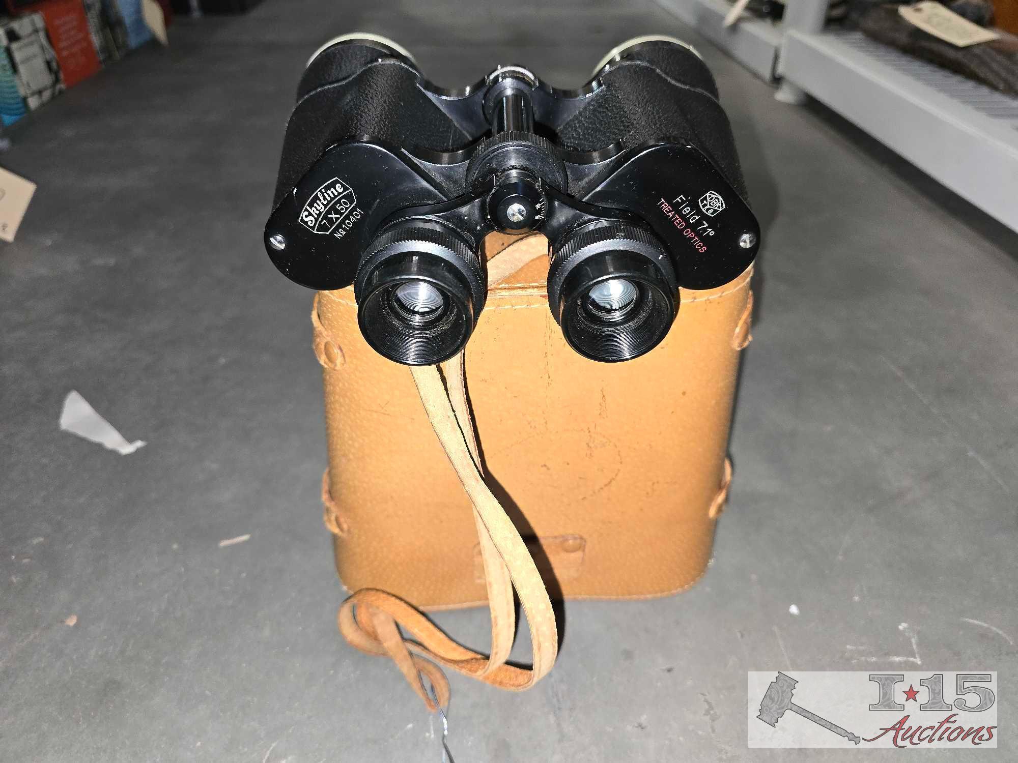(3) Binoculars with Cases