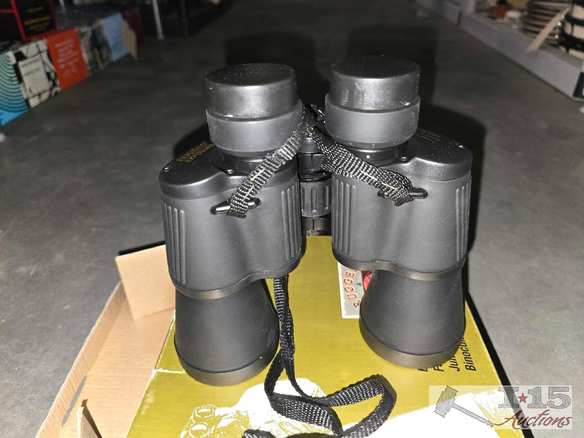 (3) Binoculars with Cases