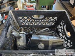 Black and Decker Air Compressor and Drill