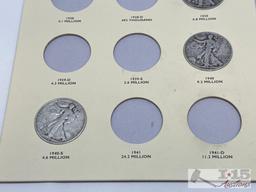 1937-1947 Liberty Walking Half Dollars Set