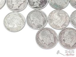 (22) 90% Quarters and Dimes, 79g