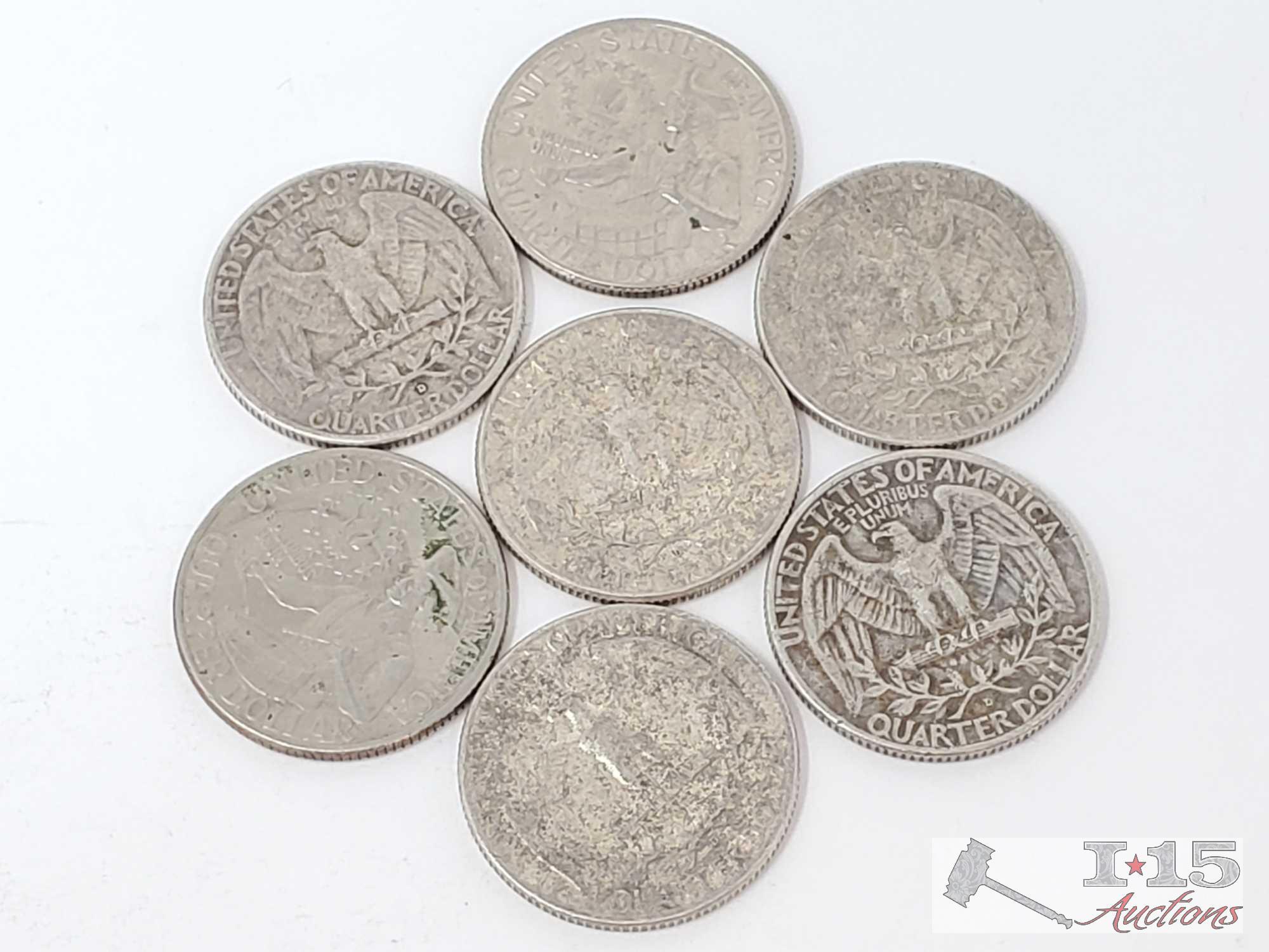 (22) 90% Quarters and Dimes, 79g