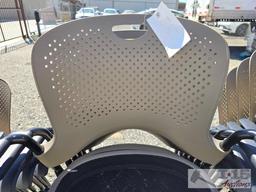 (12) Plastic Stackable Chairs