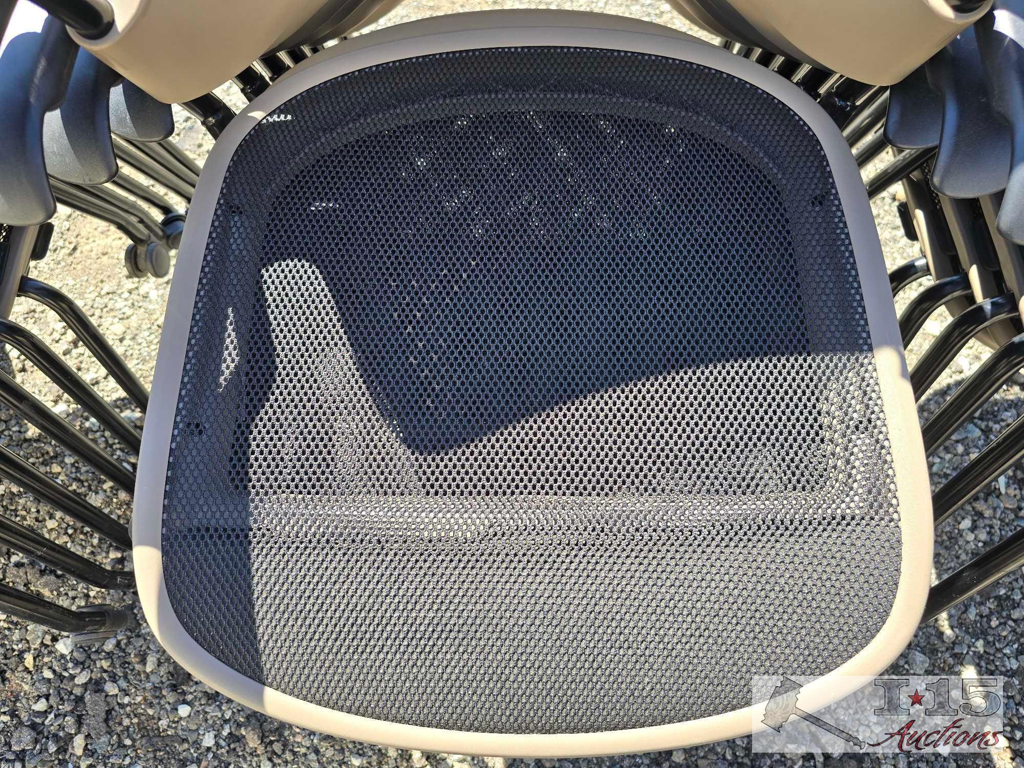 (12) Plastic Stackable Chairs