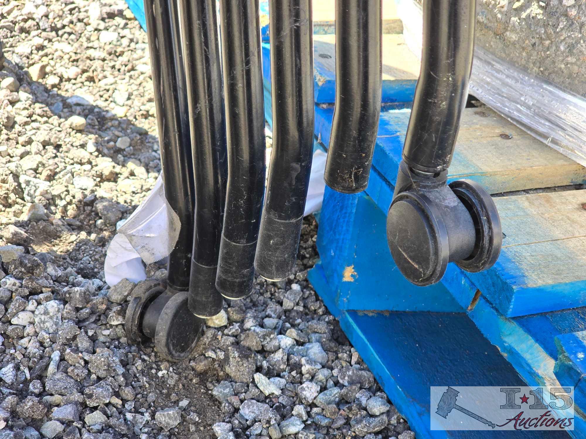 (12) Plastic Stackable Chairs