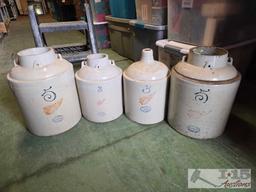 Stoneware Red Wing Jar Collection