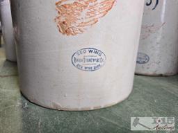 Stoneware Red Wing Jar Collection