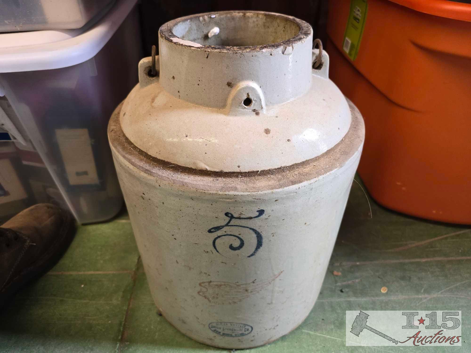 Stoneware Red Wing Jar Collection