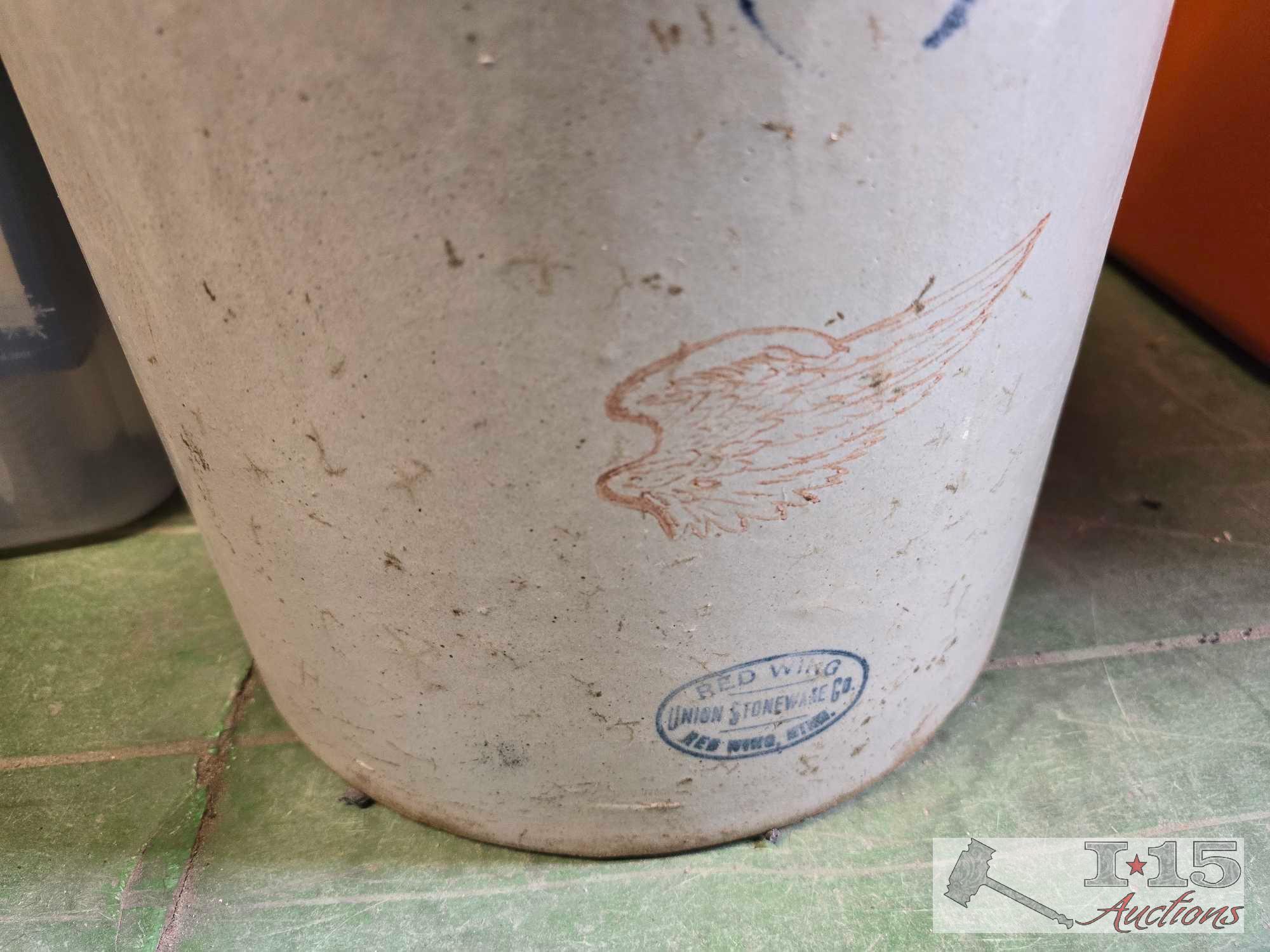 Stoneware Red Wing Jar Collection