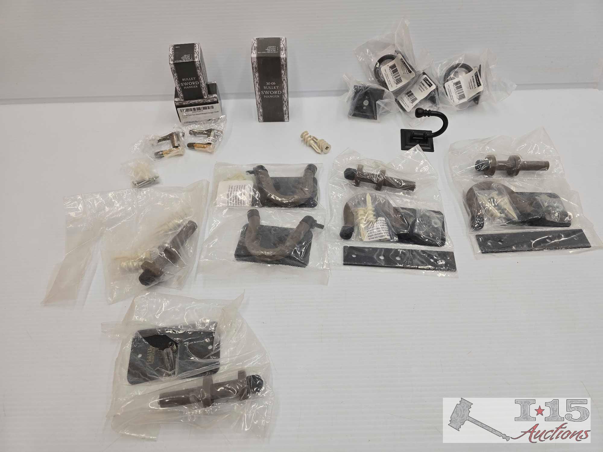 (11) Wall Mount Hanger Hooks