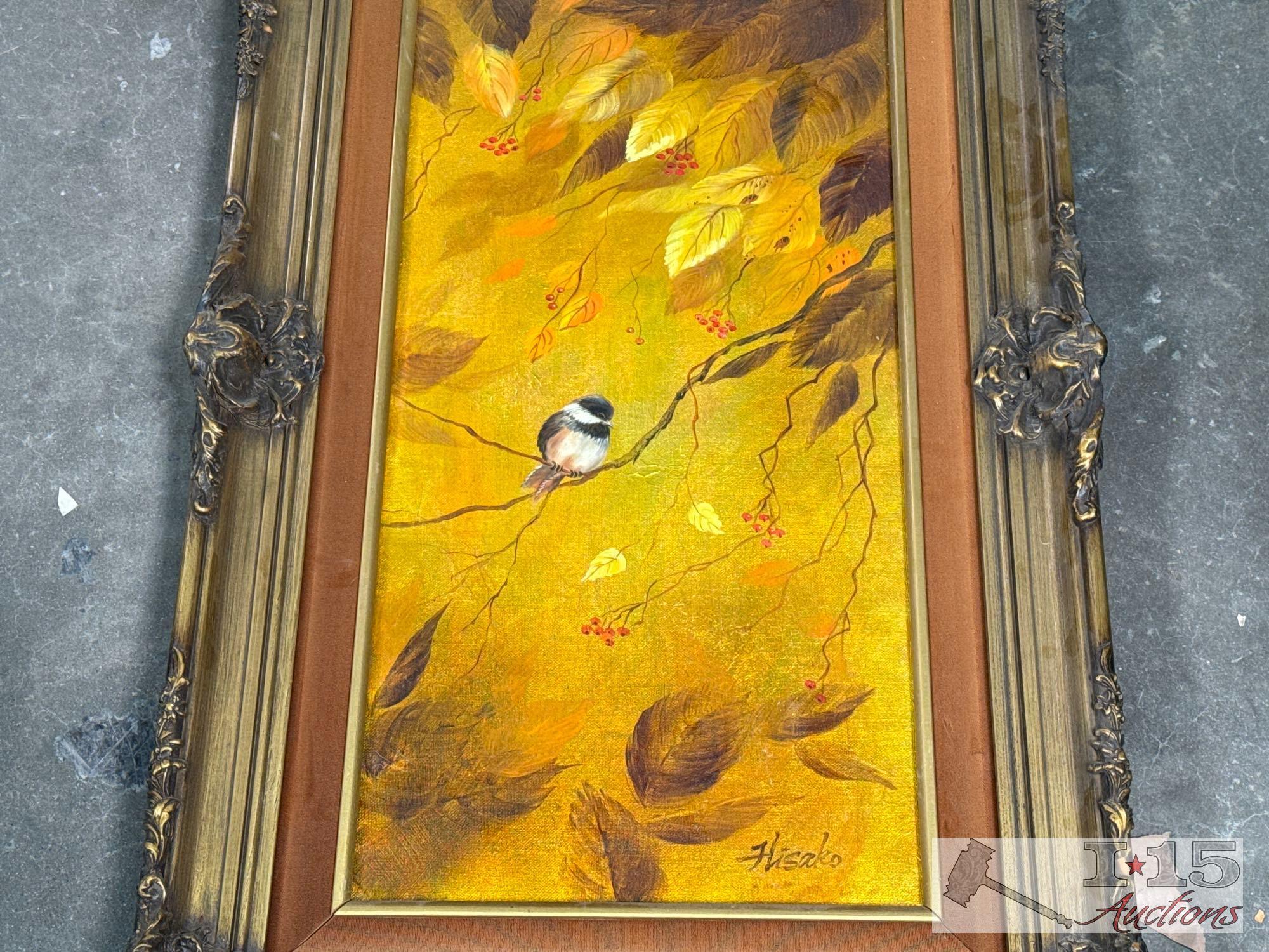 (3) Framed Wall Art