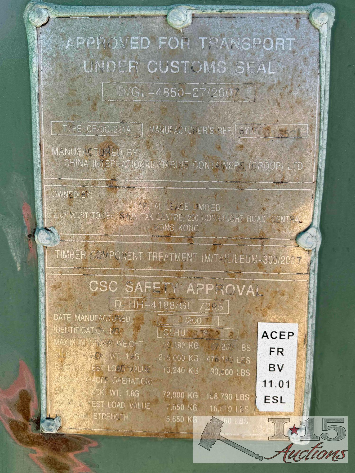 20ft Container