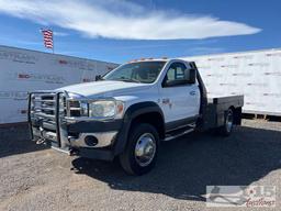 2009 4 Wheel Drive Dodge Ram 4500 Flat Bed