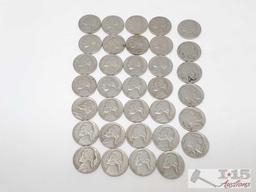 (34) Buffalo Nickels & Jefferson Nickles