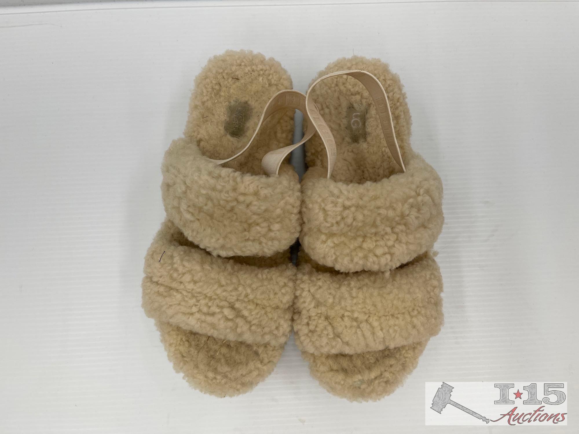 Ugg Oh Fluffita Tan Slippers