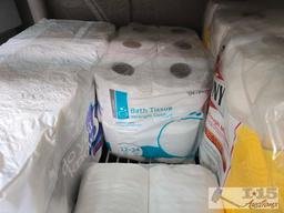 (44 Rolls) Toilet Tissue, (7 Rolls) Paper Towels