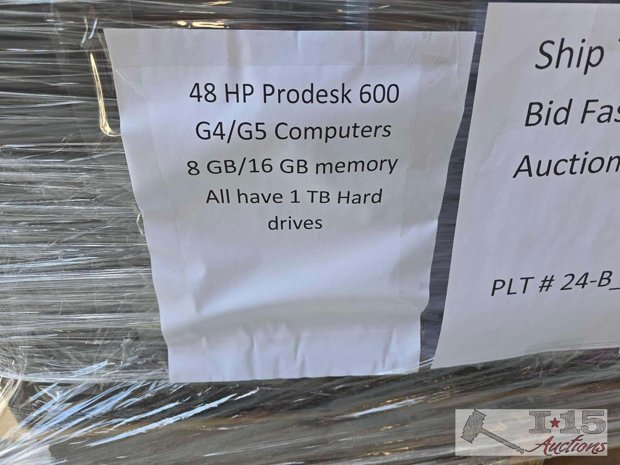 48 HP Prodesk 600 G4/G5 Computers