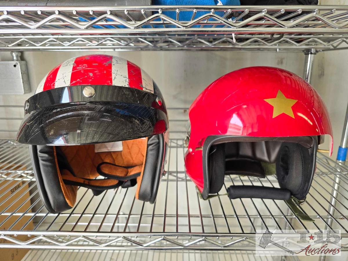 (2) Motorcycle Helmets