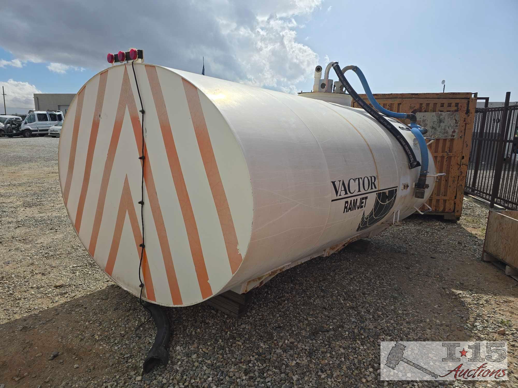 Vactor Ram Jet Water Tank