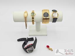 (5) Watches & Rose Pin