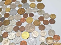 (120) Foreign Currency Coins and Tokens