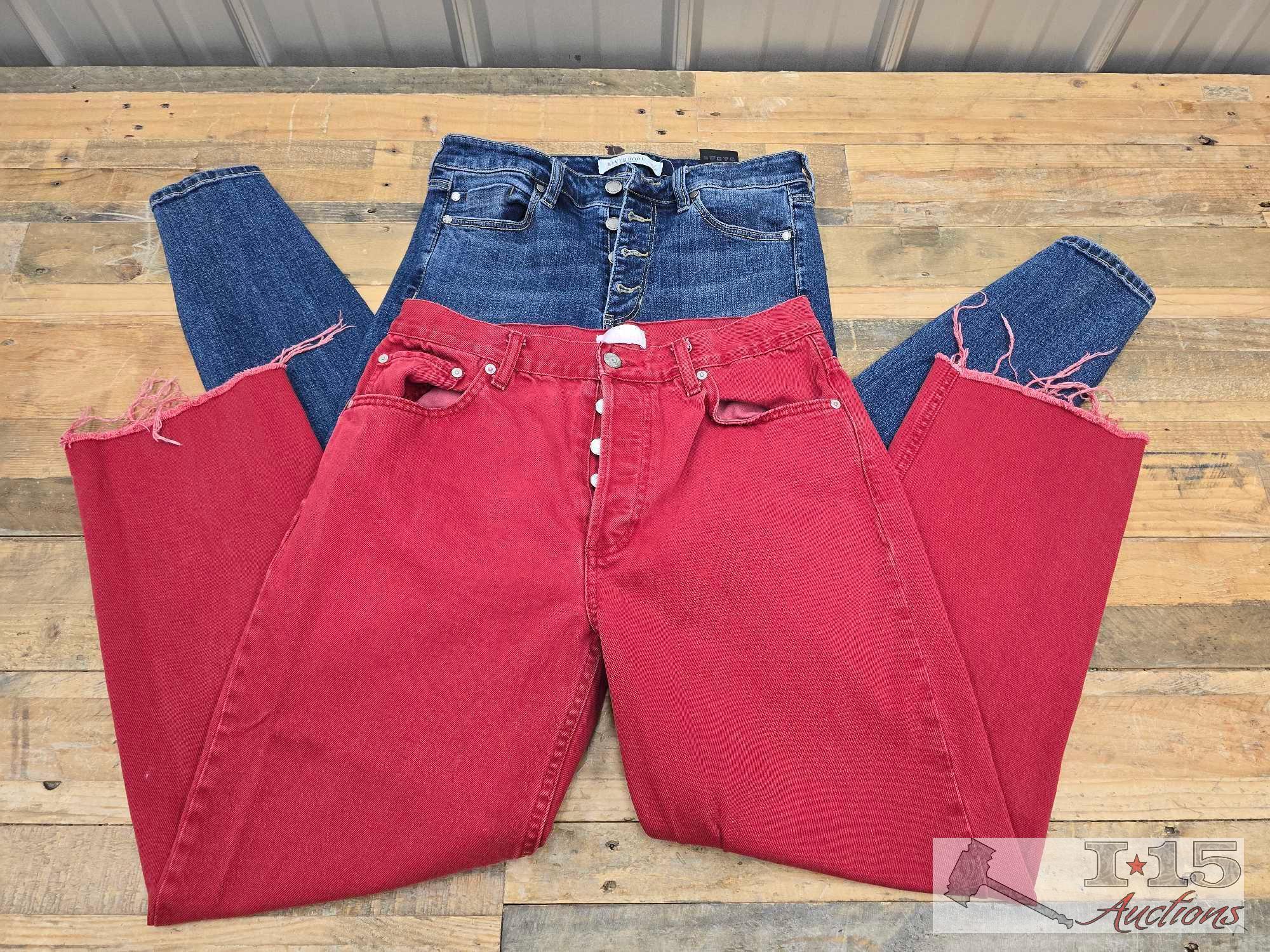 (11) Women's High End Jeans