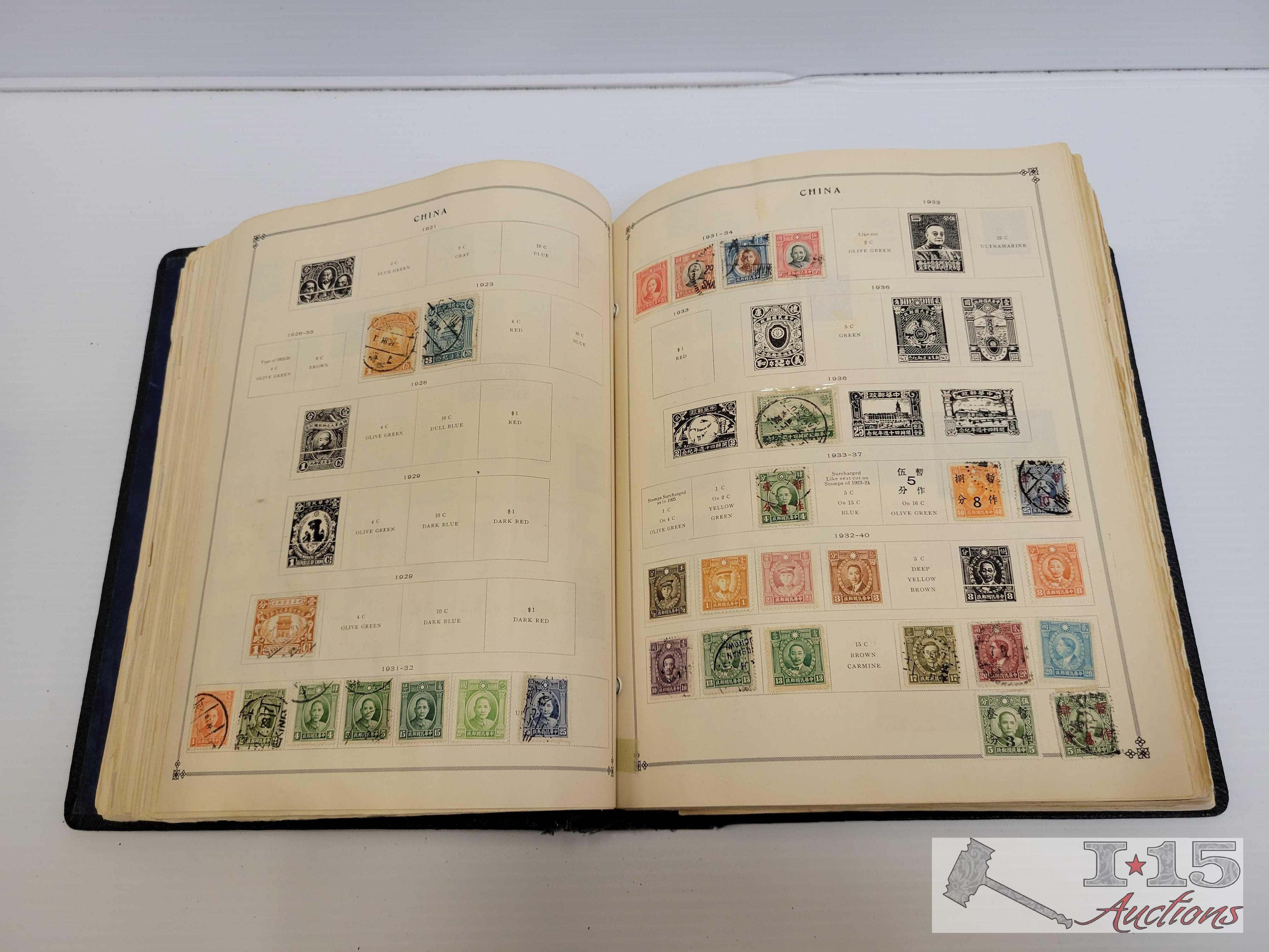 (5) Binder Stamp Collection