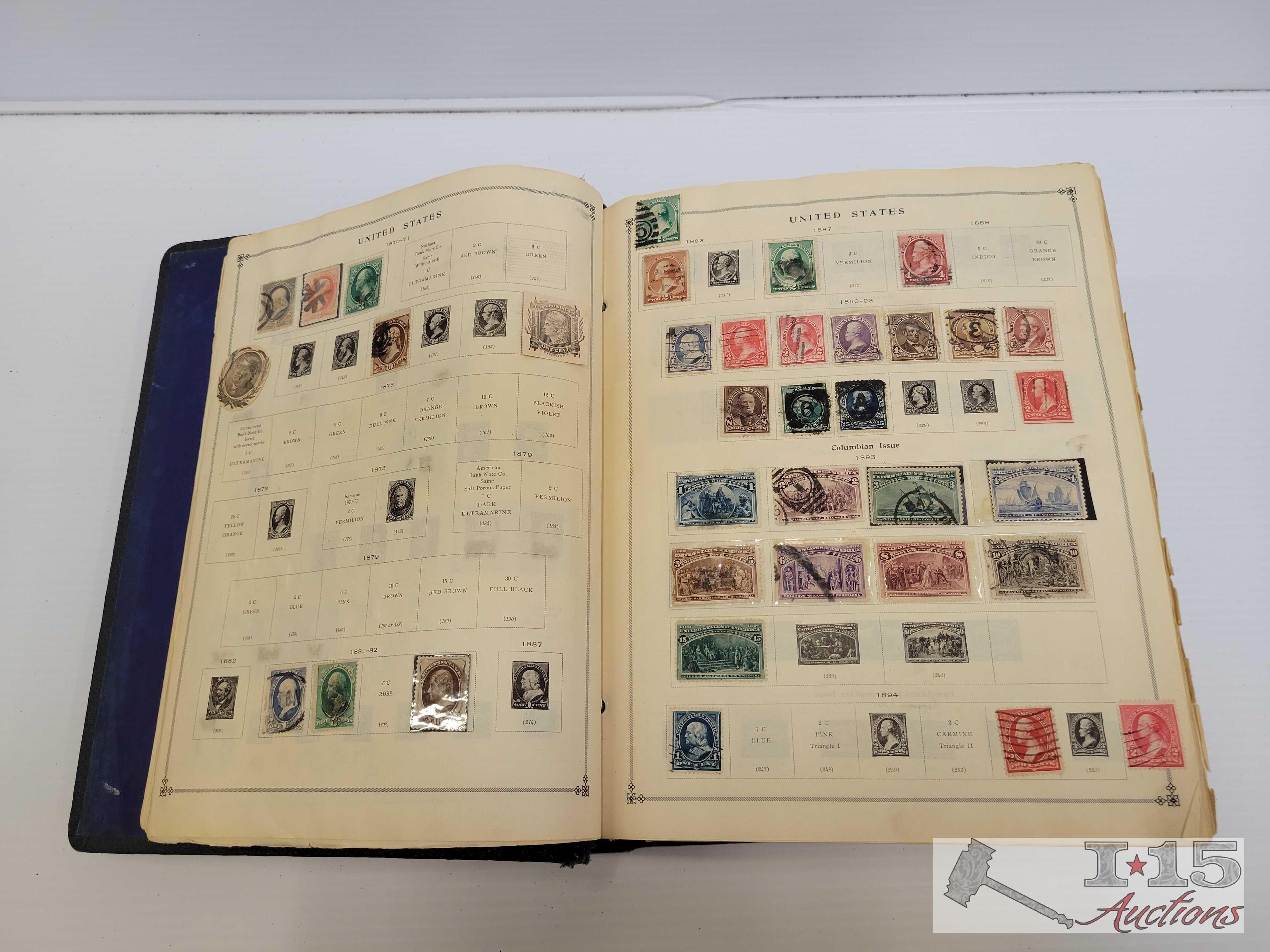 (5) Binder Stamp Collection