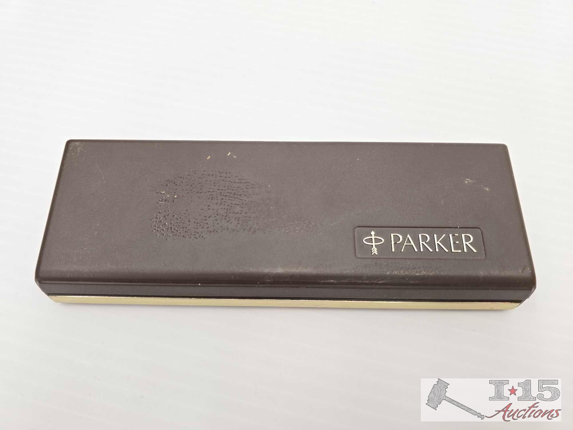 Vintage Parker Pen, Mail Opener, Nail Clippers and more