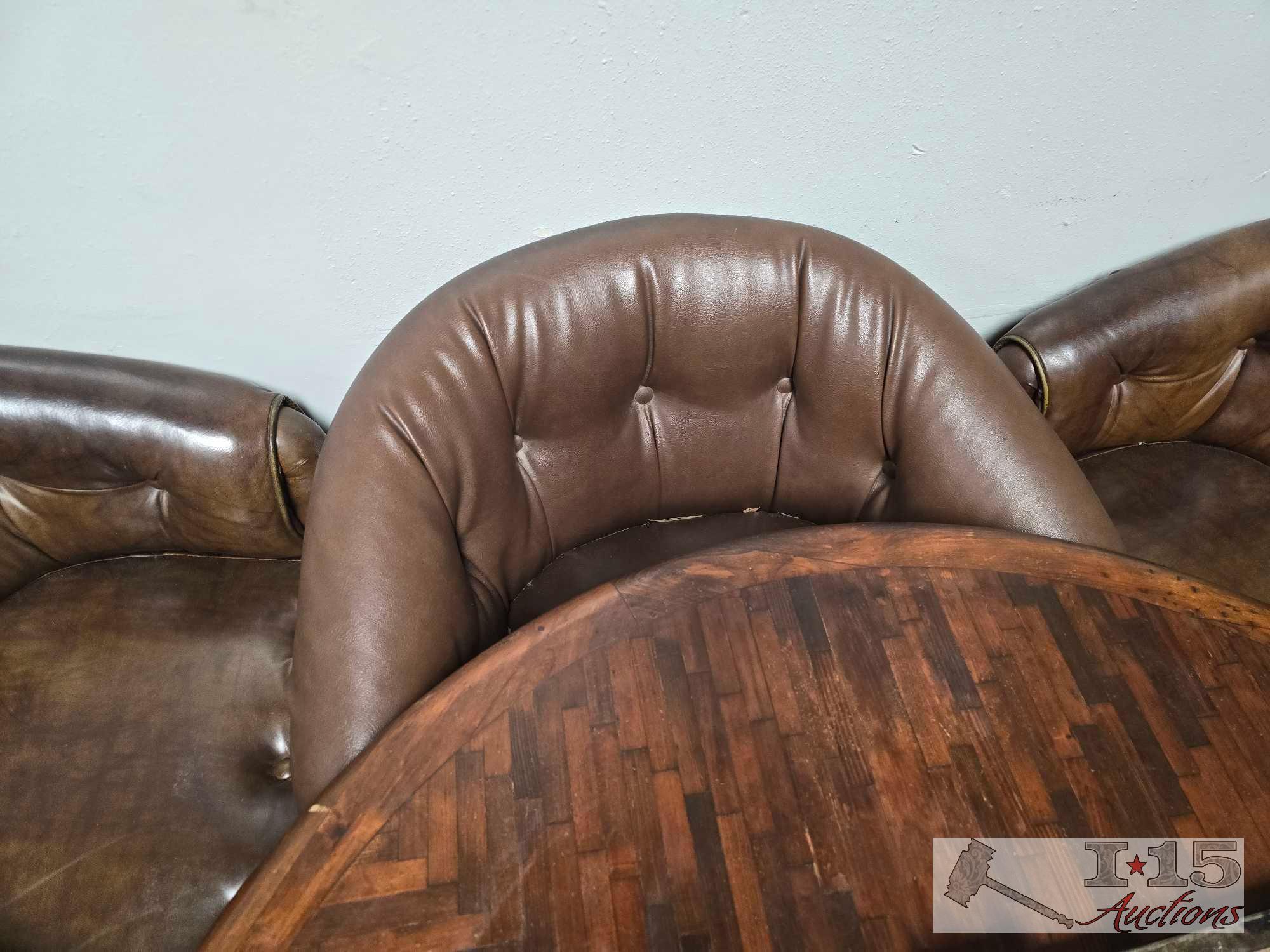 Dining Table with Leaf and (6) Chairs