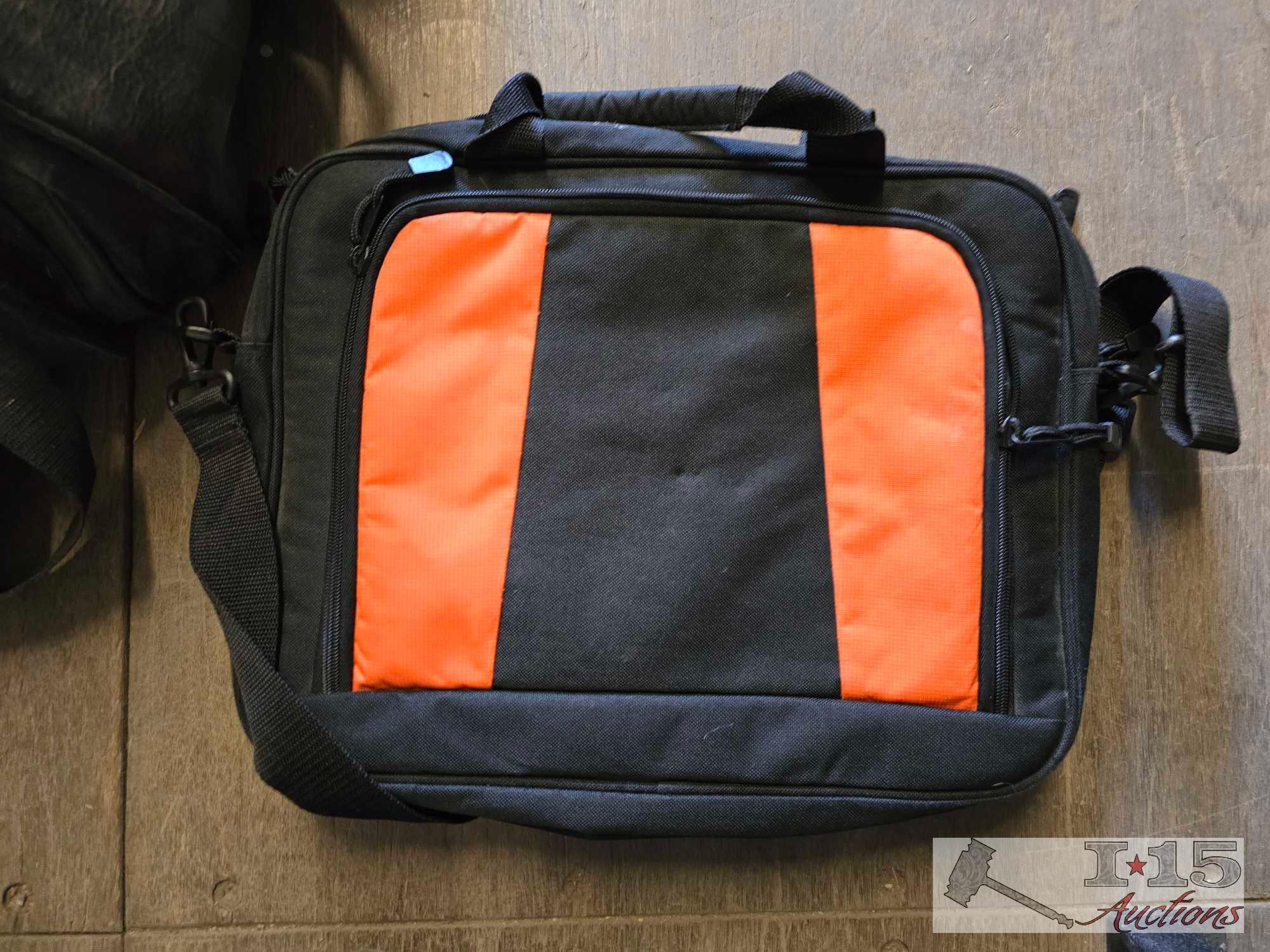 (4) Computer Bags and Duffle Bag