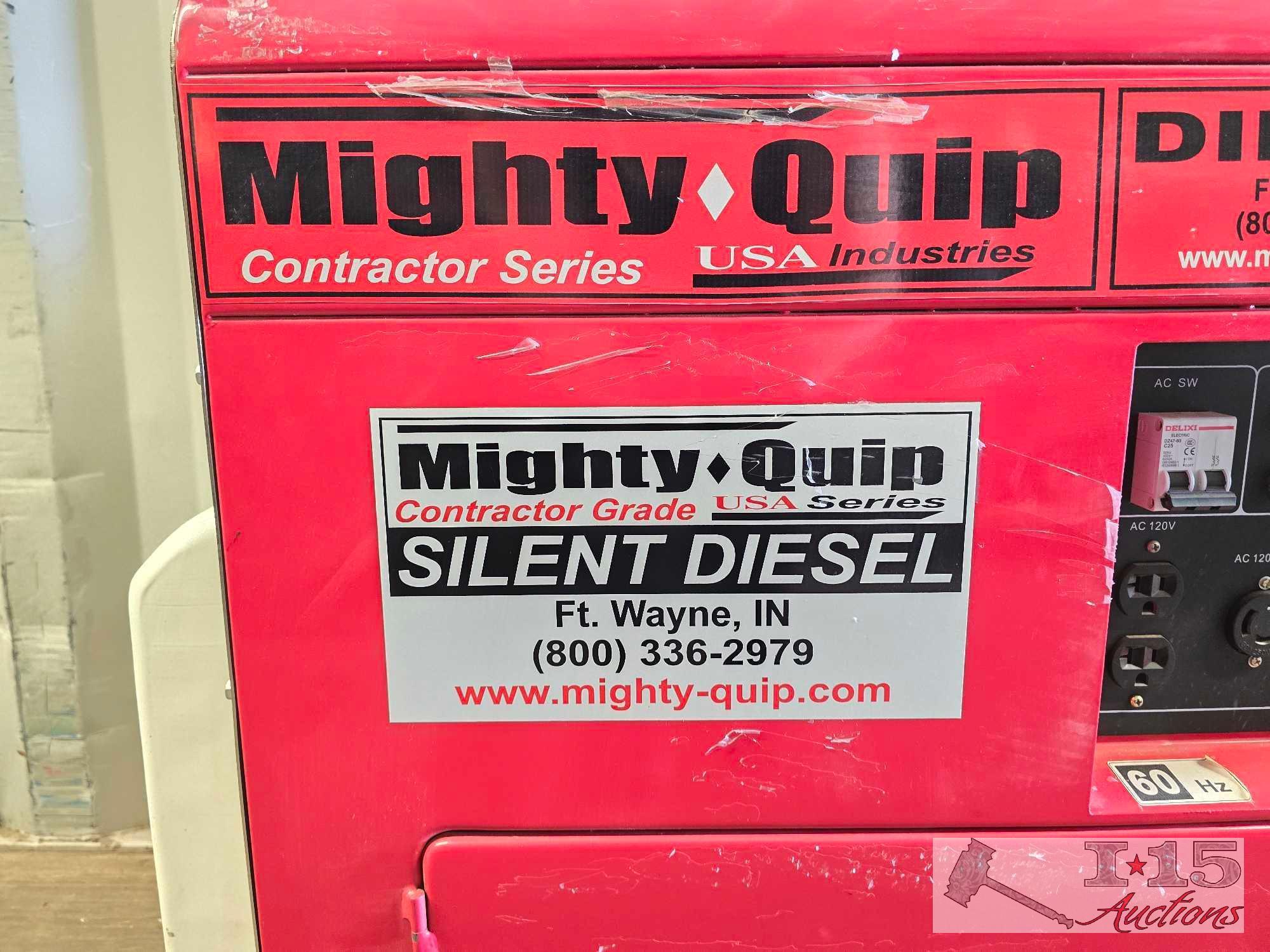 Mighty Quip Contractor Series Silent Diesel Generator