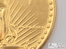 1986 $50 American Gold Eagle Coin, 1oz