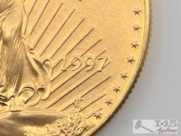 1997 $50 American Gold Eagle Coin, 1oz