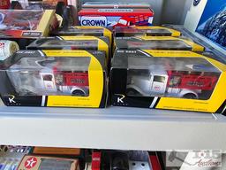 Die Cast Trucks, Train Accessories and Coin Banks