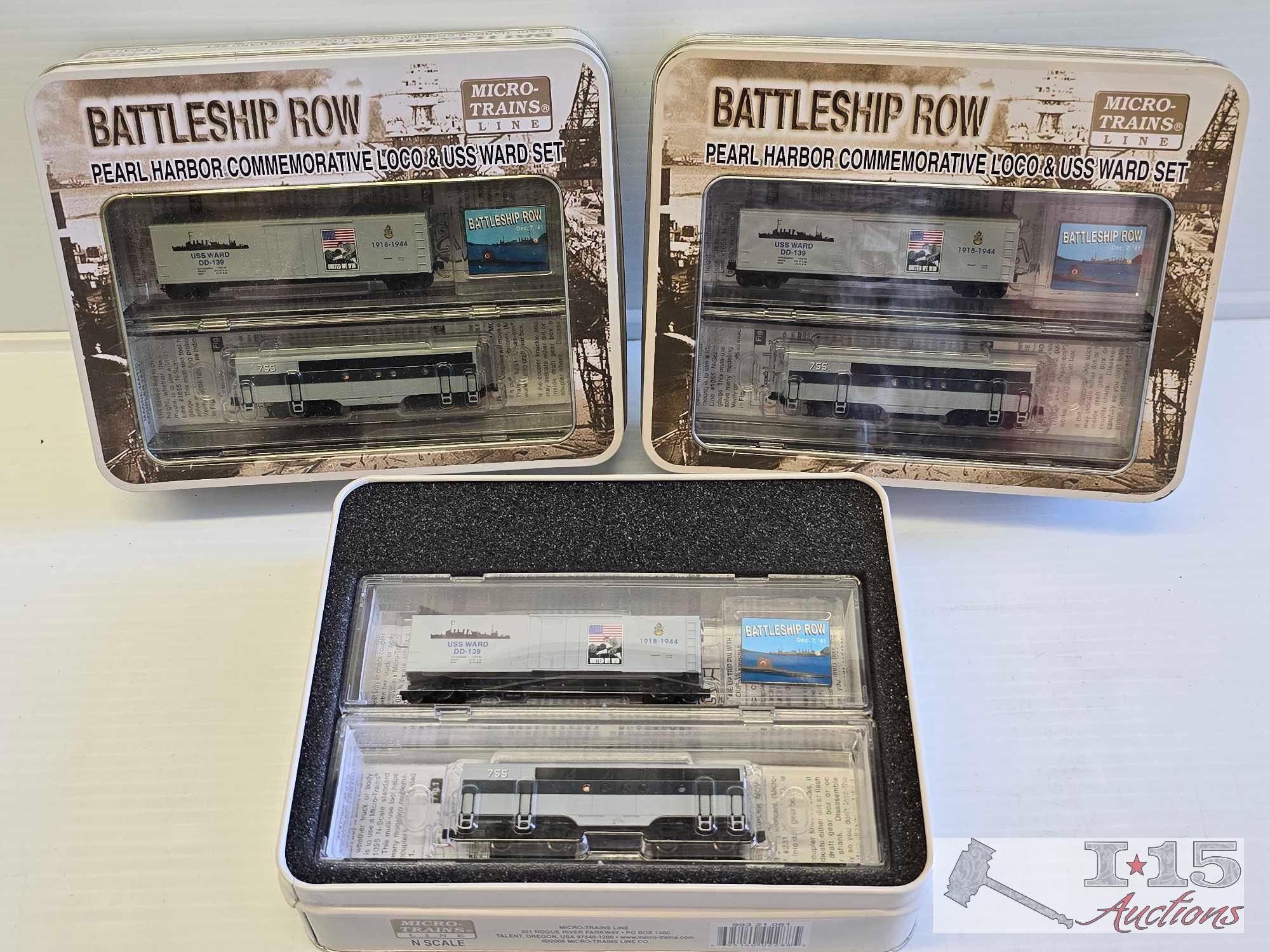 (6) Micro-Trains Battleship Row Model Train Sets