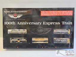 Harley Davidson 100th Anniversary HO Scale Express Train Set