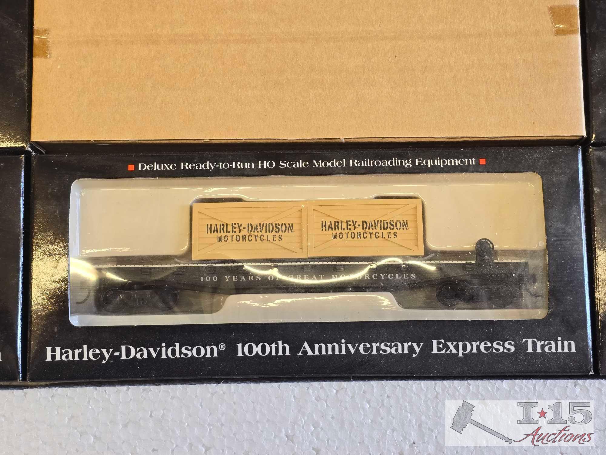 Harley Davidson 100th Anniversary HO Scale Express Train Set