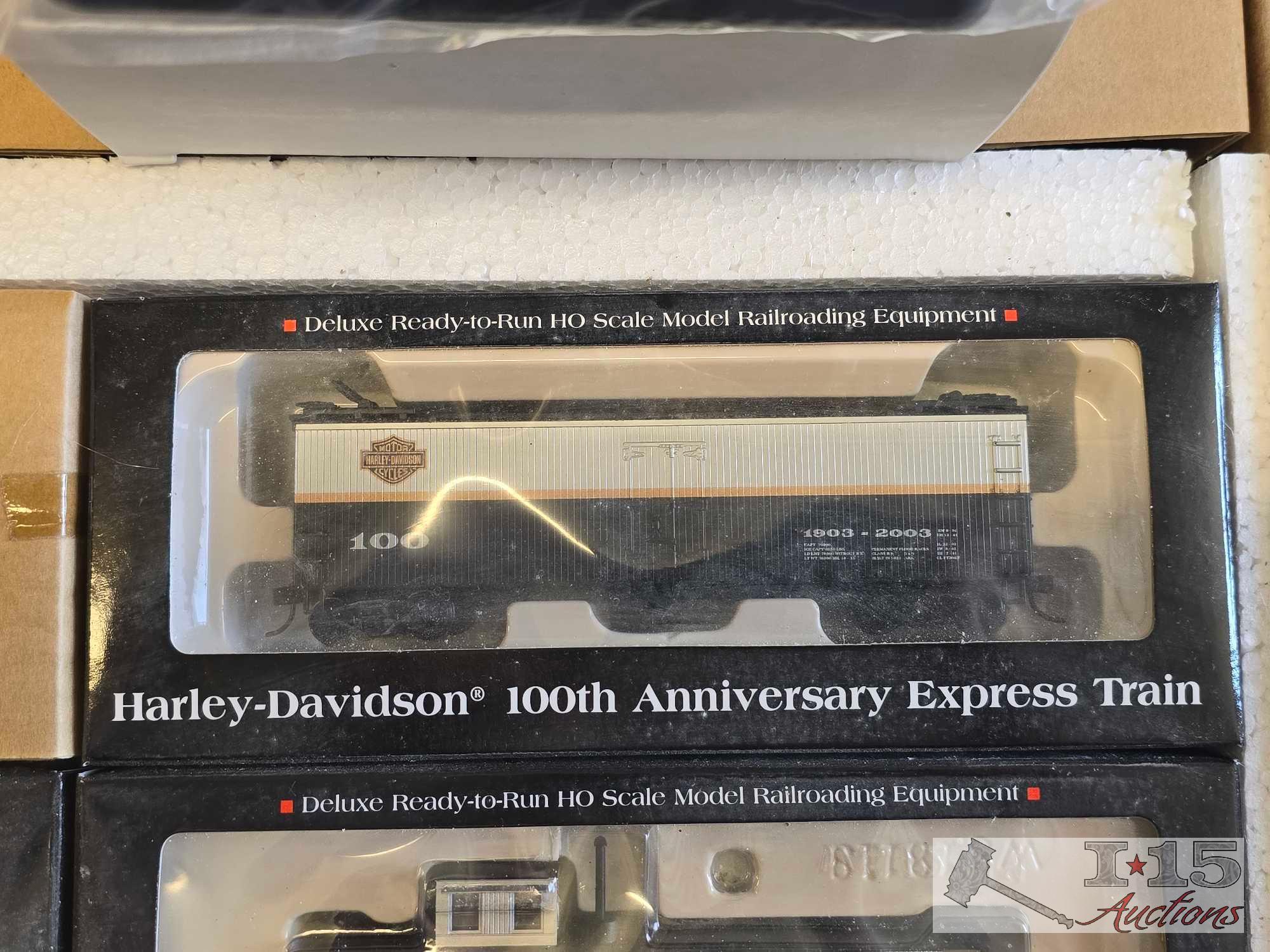 Harley Davidson 100th Anniversary HO Scale Express Train Set