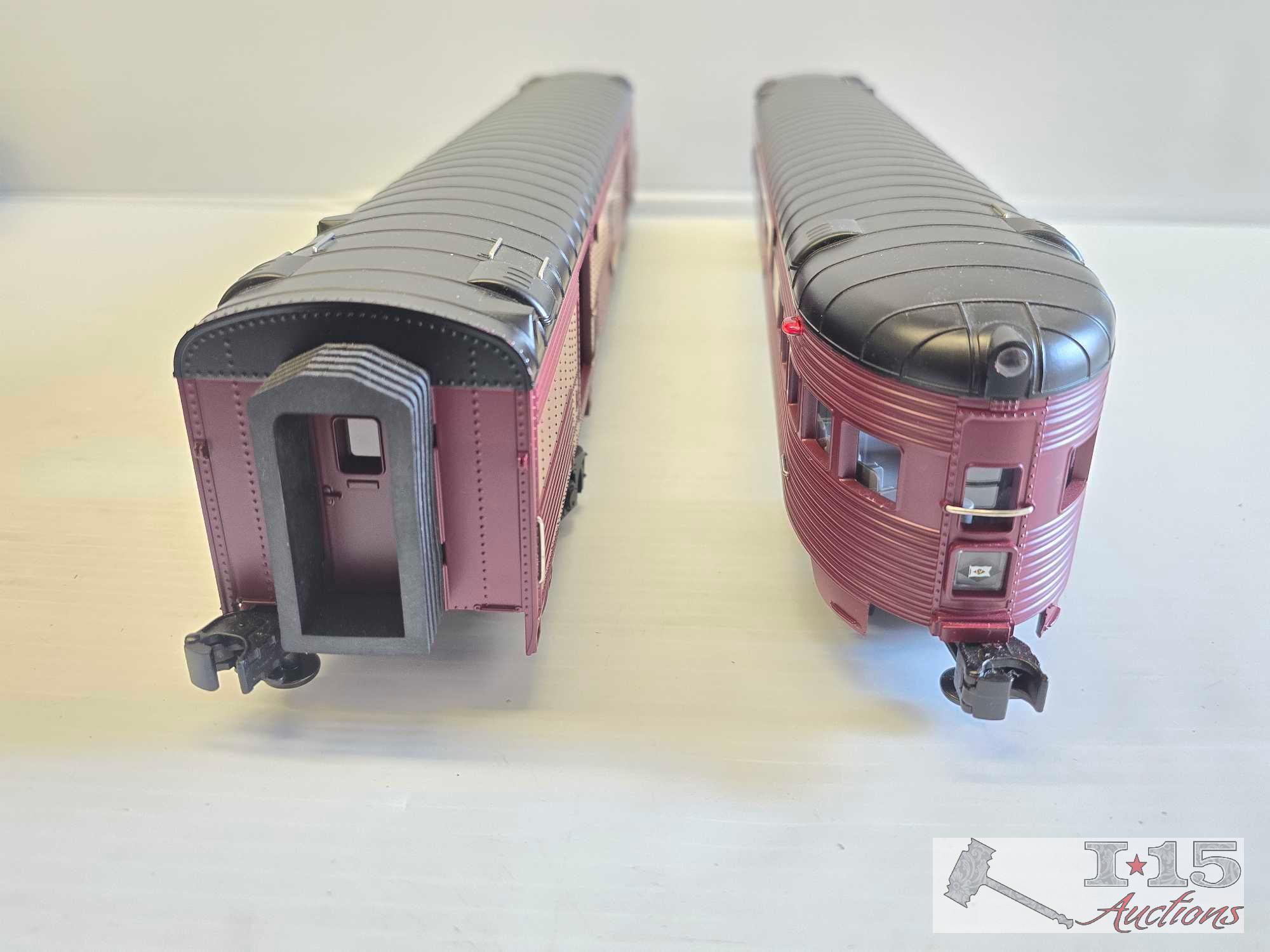 MTH Electric Trains 70' Scale Streamlined Passenger Car Set