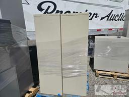 (2) Metal Filing Cabinets