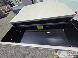 (2) Metal Filing Cabinets