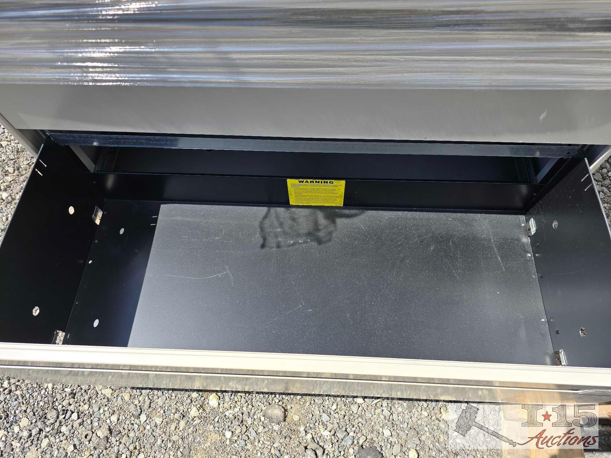 (2) Metal Filing Cabinets