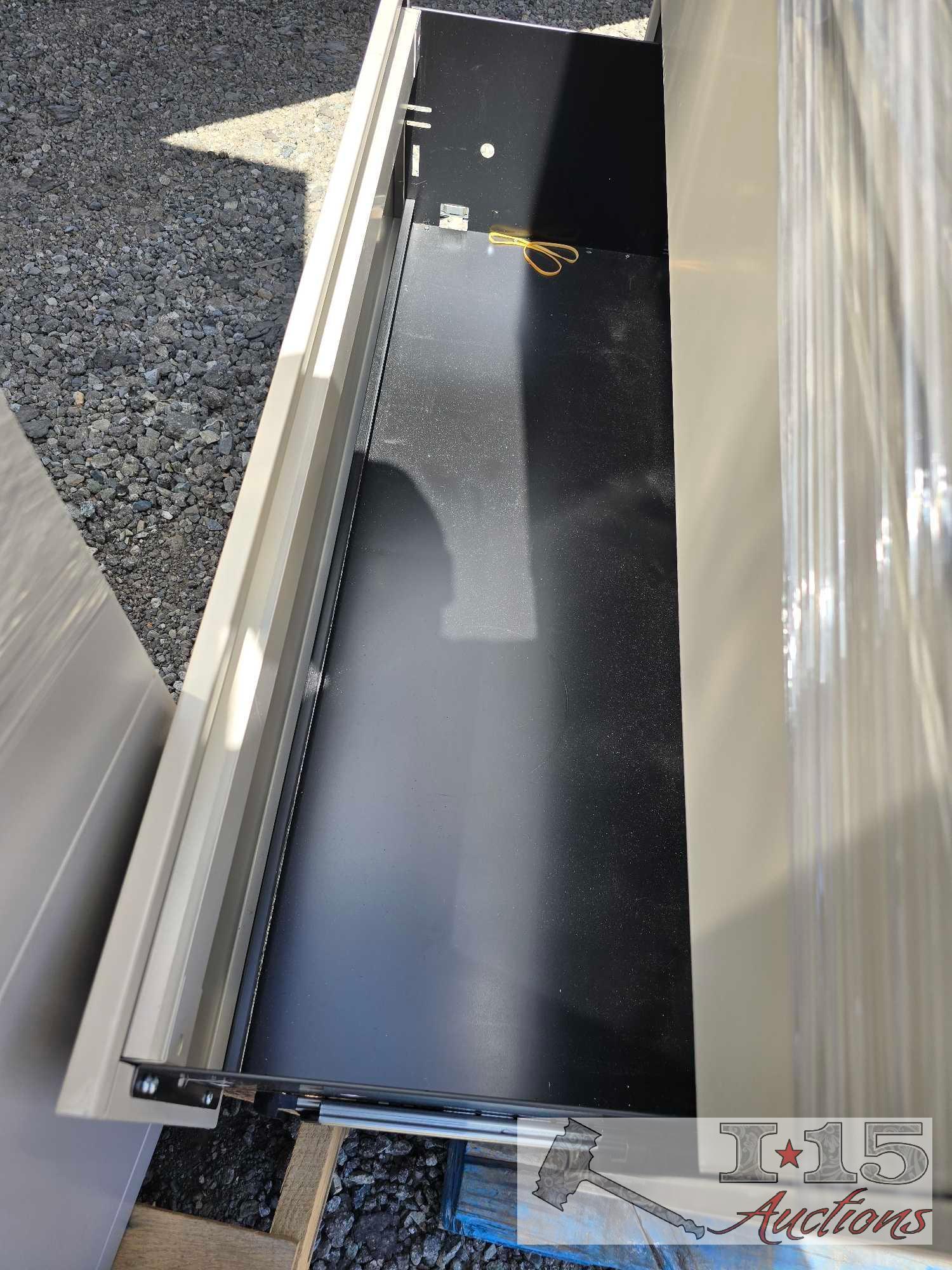 (2) Metal Filing Cabinets