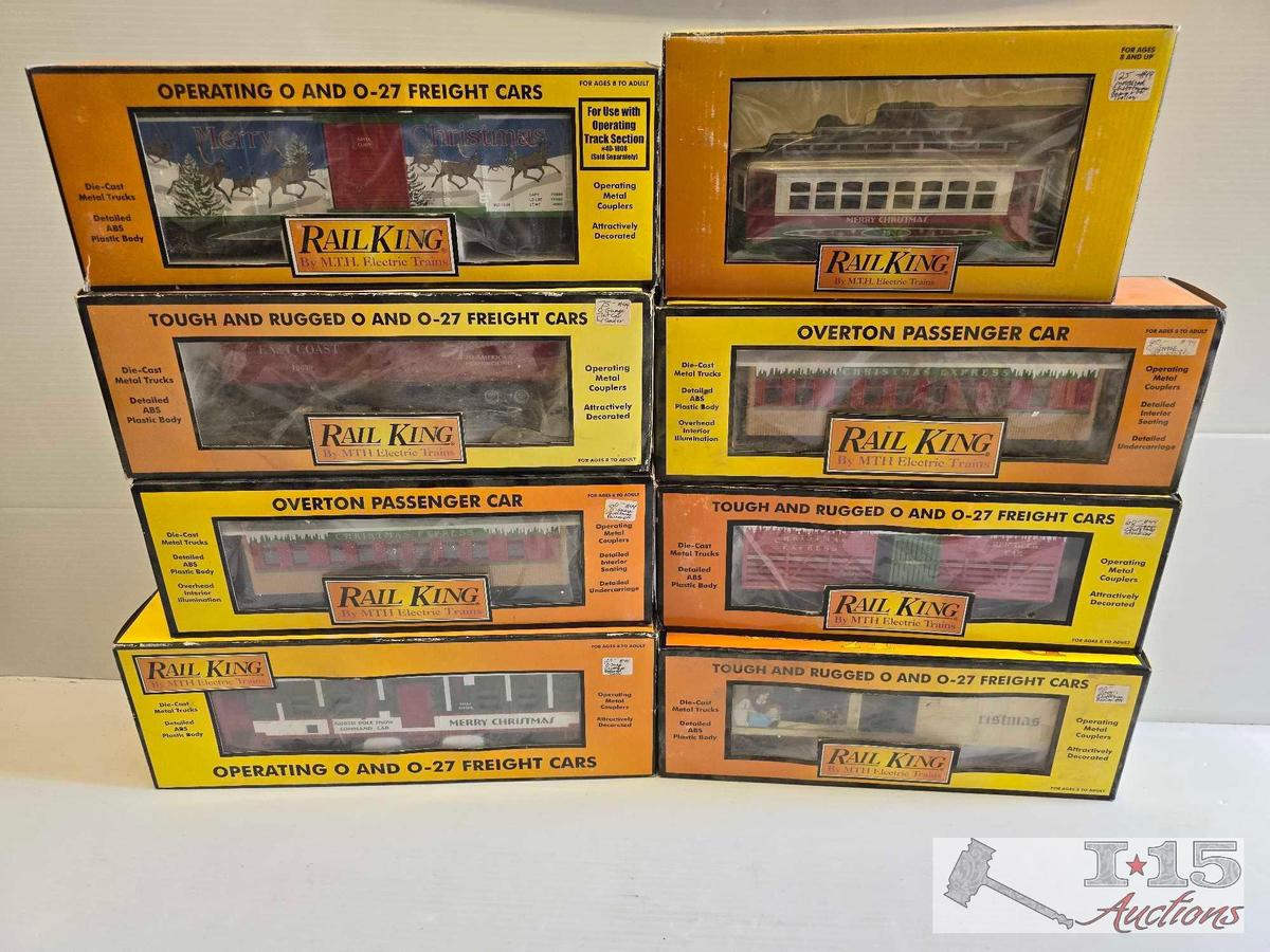 (8) Rail King Electric Model Trains