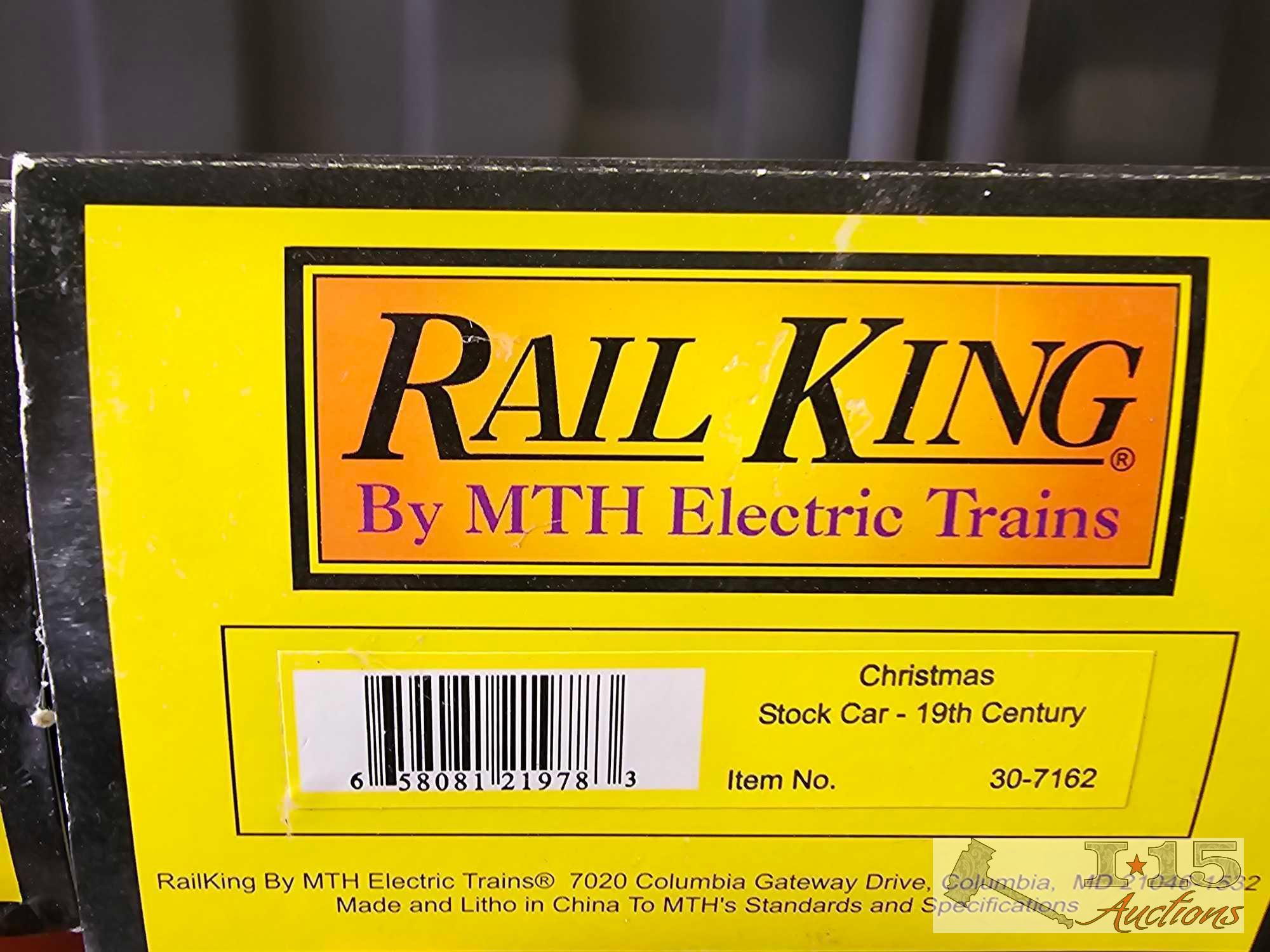 (8) Rail King Electric Model Trains